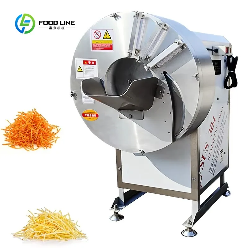 Customized Industrial Vegetable Cutting Machine Vegetables Fruit Ginger Potato Carrot Dicing Slicing Machine