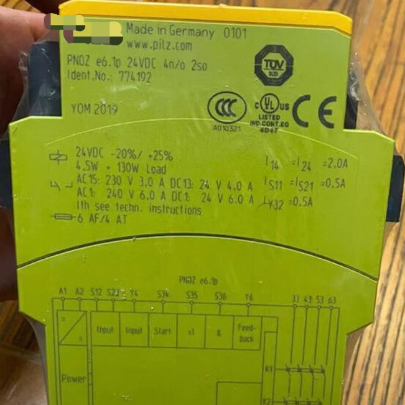 

1 Фирменная Новинка, оригинальная деталь Pswz X1p C 3v/24-240vacdc 2n/o 1n/c, реле безопасности 787950 Plc