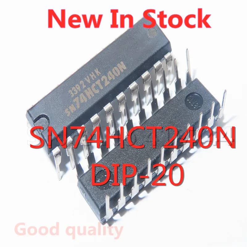5PCS/LOT 74HCT240 SN74HCT240N DIP-20 eight buffer/line driver  In Stock NEW Original IC