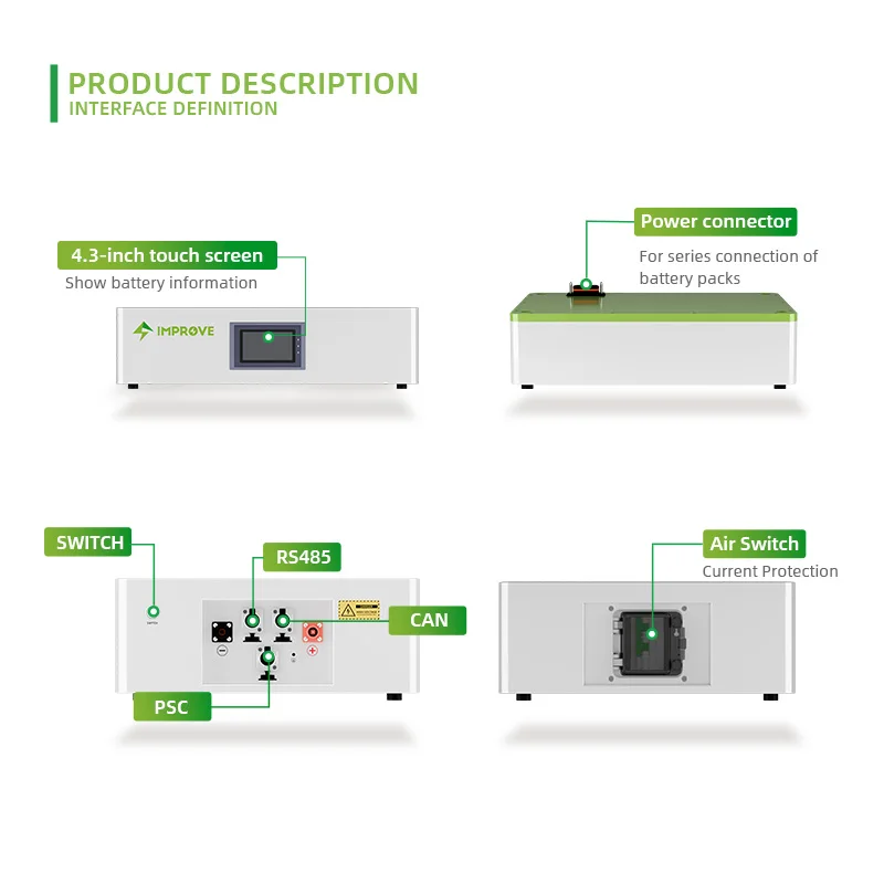 High Voltage Solar Battery 512V 100Ah 50Kwh HV LiFePO4 Battery 20KWH 30KWH 40KWH Home Solar Energy Storage System