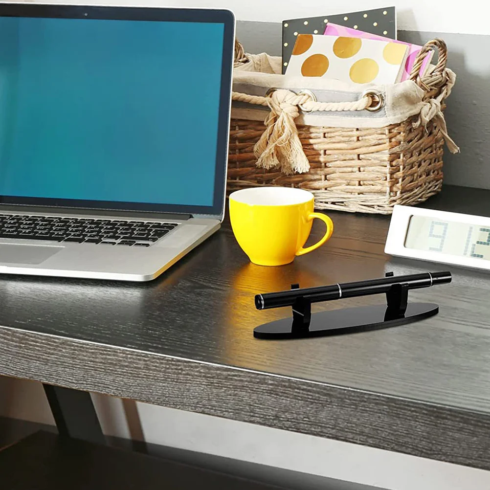 

2Pcs Acrylic Pen Holder Display Stand Creative Pencil Organizer Desk Fountain Pen Rack Makeup Brush Holder Home Office