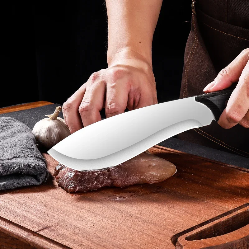 Kitchen Sharp Stainless Steel Meat Cutting Butcher Knife Household Multifunctional Bone Chopping Knife Kitchen Accessories Tools