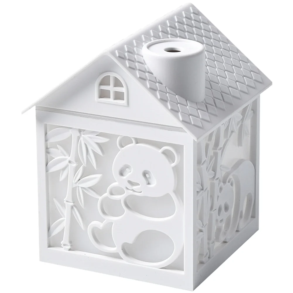1 Piece Wooden House Humidifier With Color Changing Night USB Desktop Air For Home Bedroom Office Decor