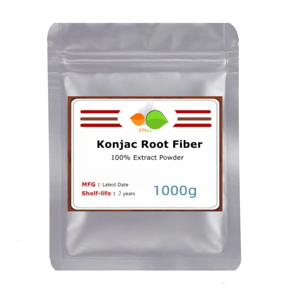 Fibra de Konjac 100% pura, glucomanano Konjac