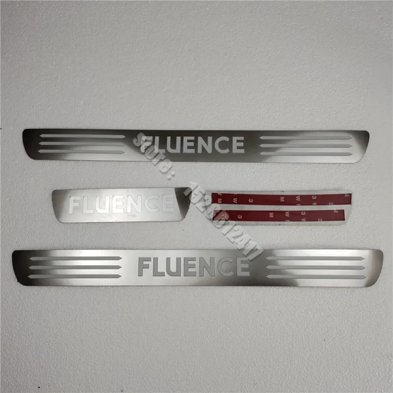 For Renault Fluence 2010 2011 2012 2013~2016 Stainless Steel Scuff Plate/Door Sill Scuff Plate Welcome Pedal Car  Accessories