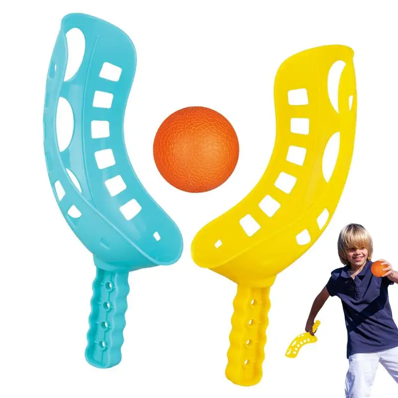 Scoop Ball Set Toss And Catch Game Colorful Beach Toy Outdoor Sports Equipment For Vacation Adults Kids Picnic Park Home School