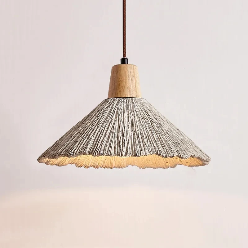 

Wabi Sabi Designer Window Studio Decorative Droplight Nordic Micro Cement Restaurant Bedhead LED 2M Small Pendant Lamps