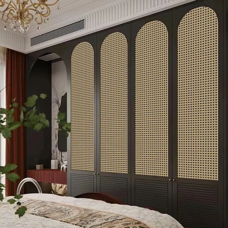 Rattan Wallpaper Peel and Stick Self Adhesive Wall Paper for Home Removable Contact Paper for Kitchen Furniture Living Room