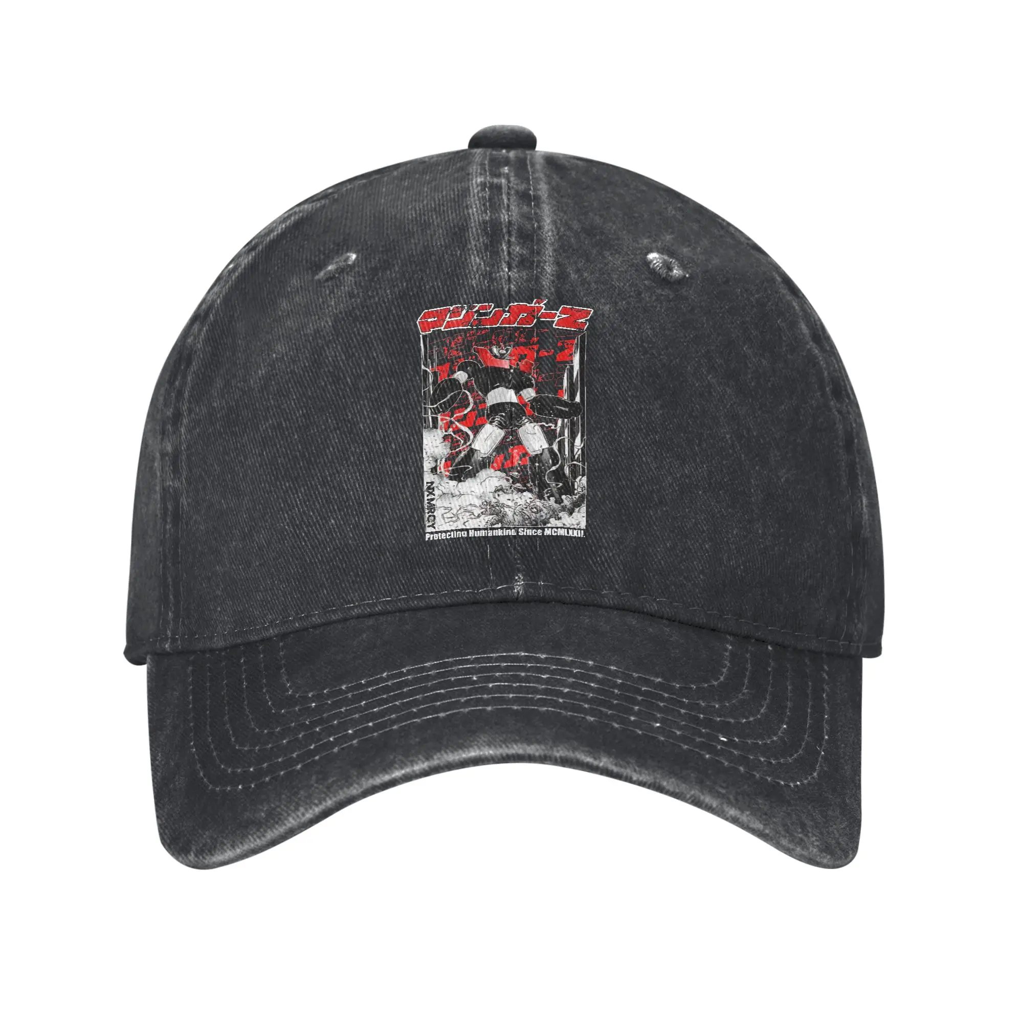 Gorra de verano con visera, gorras de hip hop Mazinger, sombrero de vaquero Mazinger Z, gorras con visera