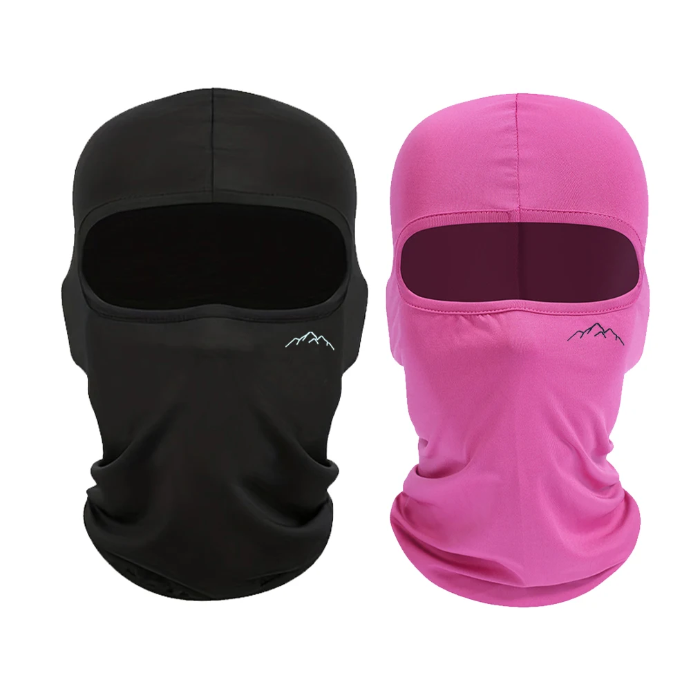 

1 pc Snow mountain pattern printed headgear, outdoor sports riding, sun protection, dustproof, windproof mask, balaclava