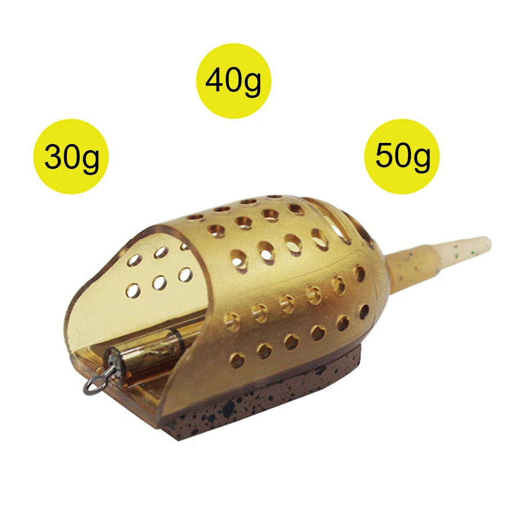 

30g/40g/50g Bait Cage Carp Fishing Bait Feeder Holder Cage Basket Practical Fishing Equipment Supplies for Fishermen