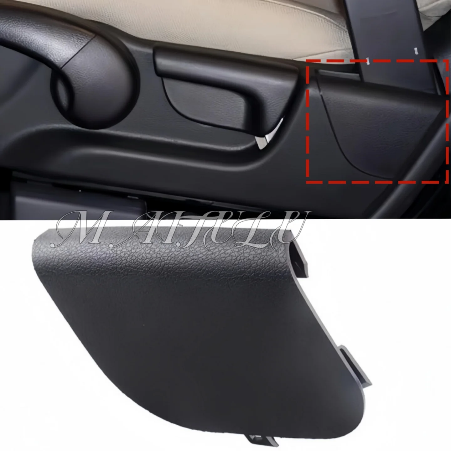 Front Driver Side Seat Trim Cover For 2015 - 2018 Accord 13 - 15 Civic CRV Manual Seat Outer Guard Panel Parts Screw Cover
