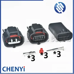 3 Pin Auto Air conditioning pressure valve switch sensor Connector Map Sensor Plug 90980-10841 90980-12636 6189-6916 6189-0099