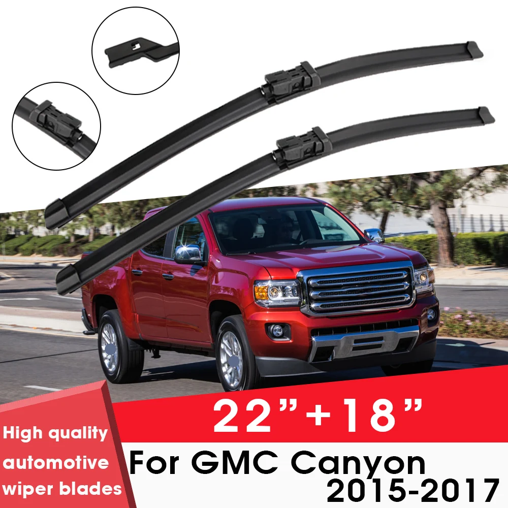 

BEMOST Car Wiper Blades Front Window Windshield Rubber Refill Wiper For GMC Canyon 2015-2017 22"+18" Car Accessories