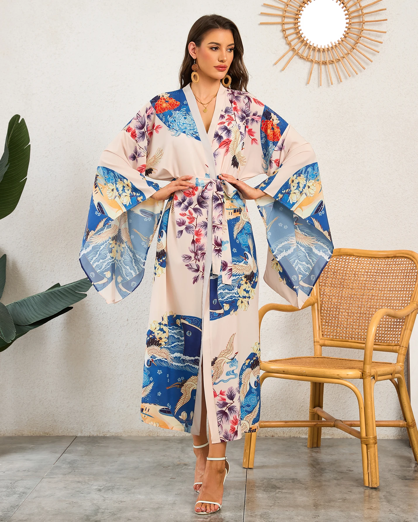 

Kaftan Dresses for Women Plus Size Summer Beach Dress with Print and Swim Cover Ups