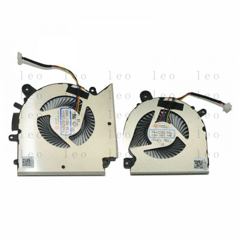 

TT New for MSI Katana GF76 Pulse GL76 MS-17L1 CPU GPU Cooling Fans 5V PAAD06015SL N460