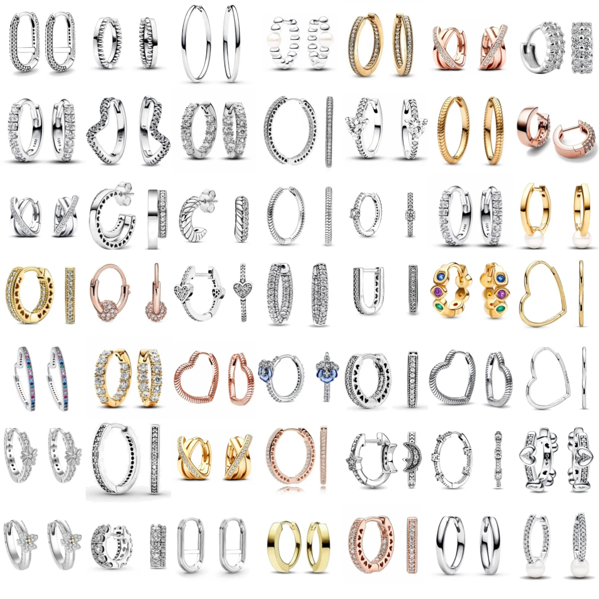 

Серьги-кольца из серебра 925 пробы с бесконечной любовью, синий цветок, белый камень, золотые круглые серьги-подвески в форме сердца для женщин, ювелирные изделия своими руками