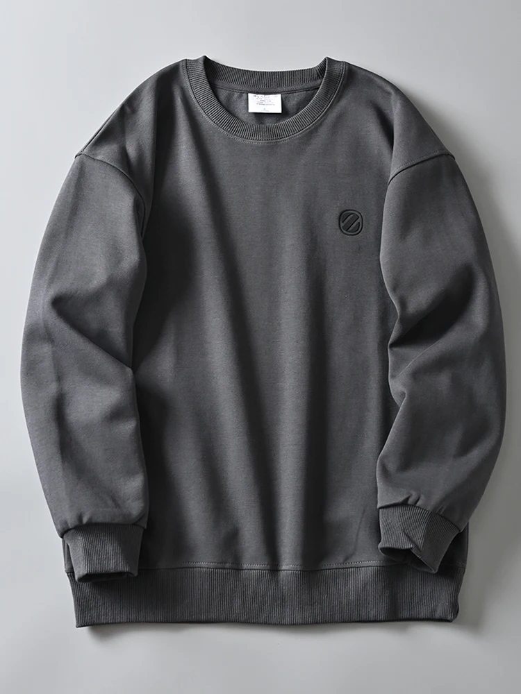  Series Breathable Long Sve Men's Base irt Casual round Ne Sweatirt Loose Fit Versatile Comfortable Cotton