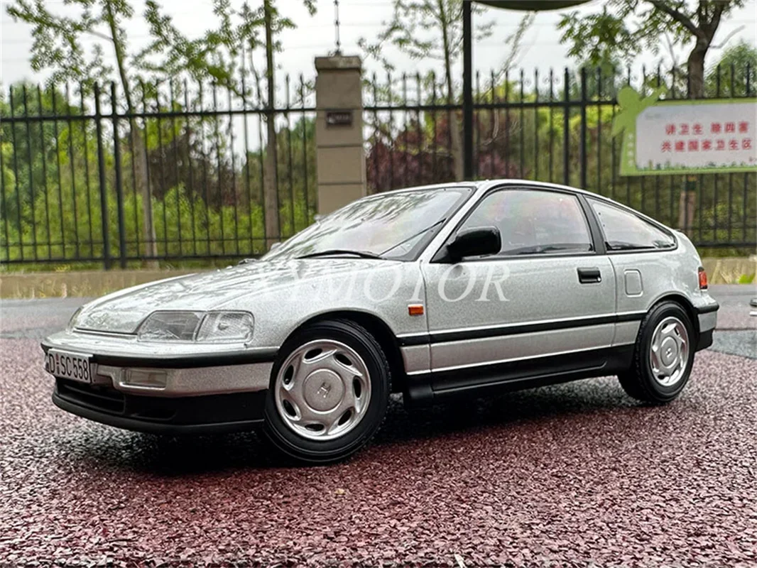 

NOREV 1:18 для Honda CRX 1990, металлическая литая модель автомобиля, серебряные игрушки, подарки, хобби, демонстрационные украшения, коллекция