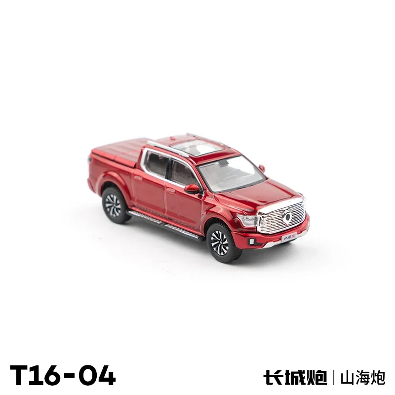 1/64 Schaal Grote Muur Motor Shanhai Gun SUV T16-01 Simulatie Legering Model Statische Display Collectible Toy Gift Souvenir Decration