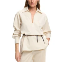 CHCH Women Elegant Solid Blouse Spring Summer Casual Long Sleeve V Neck Loose Shirt Office Lady Tunics Fashion Tops 2025 - Image 4