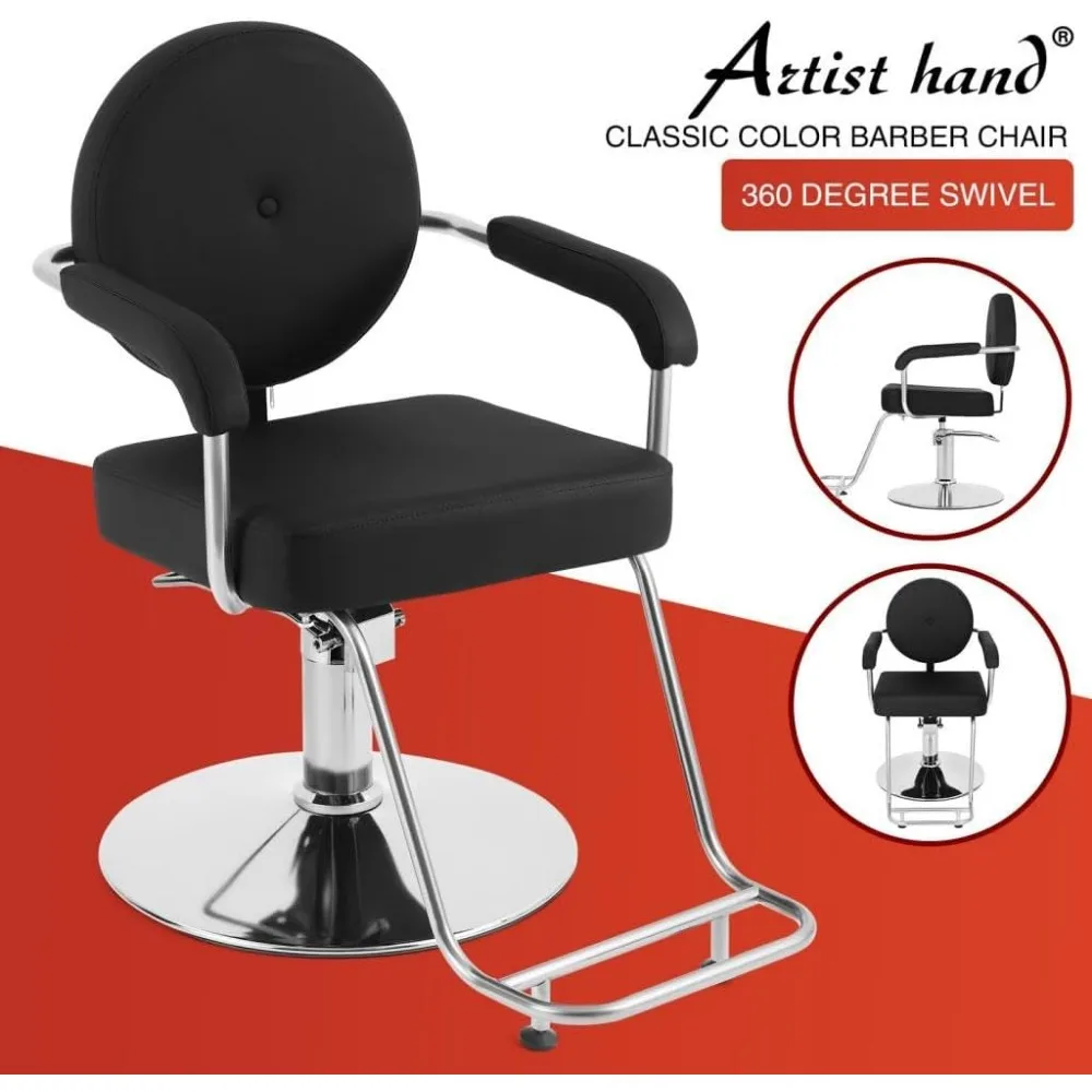 Stylist Chairs for Salon, Barber Chair Hair Salon Chair with Heavy Duty Hydraulic Pump 360 Degree Rolling Swivel,Spa Beauty