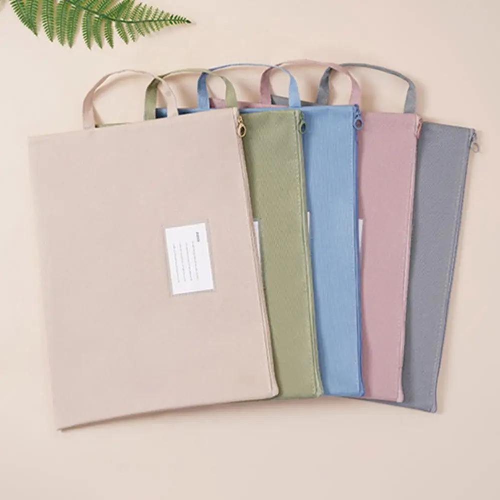 Organizador de documentos para viaje, soporte de archivo portátil impermeable con cordón y cierre de cremallera para organización de suministros de oficina