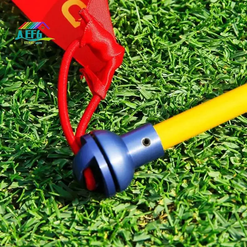 

AEF6-PGM Golf Practice Aid Colorful Ribbon Swing Trainer Improve Swing Speed Training Club Equipment