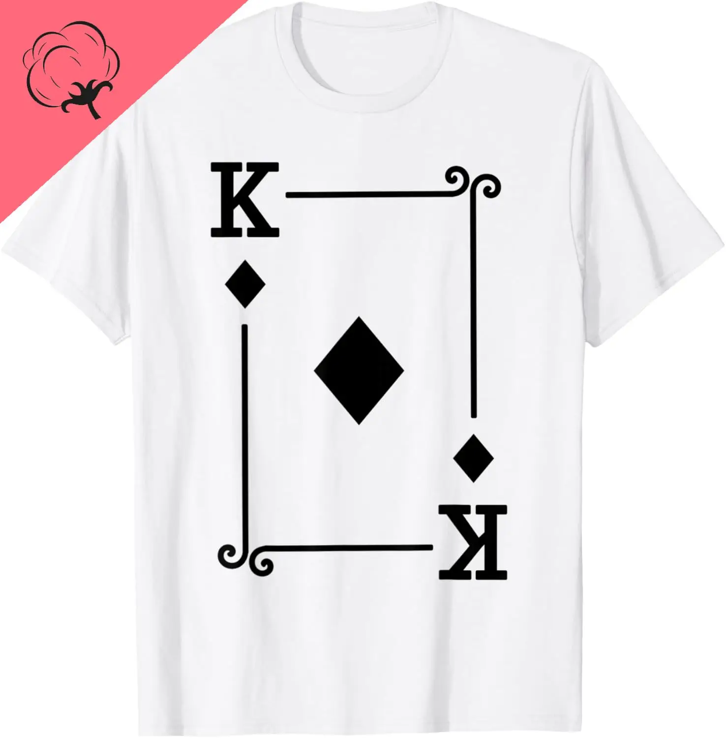 Diagram Playing Hearts Cards Costume Diamonds Card Poker T-Shirt--Ace、K、Q、J、10、9、8、7、6、5、4、3、2 Funny Shirt Camiseta