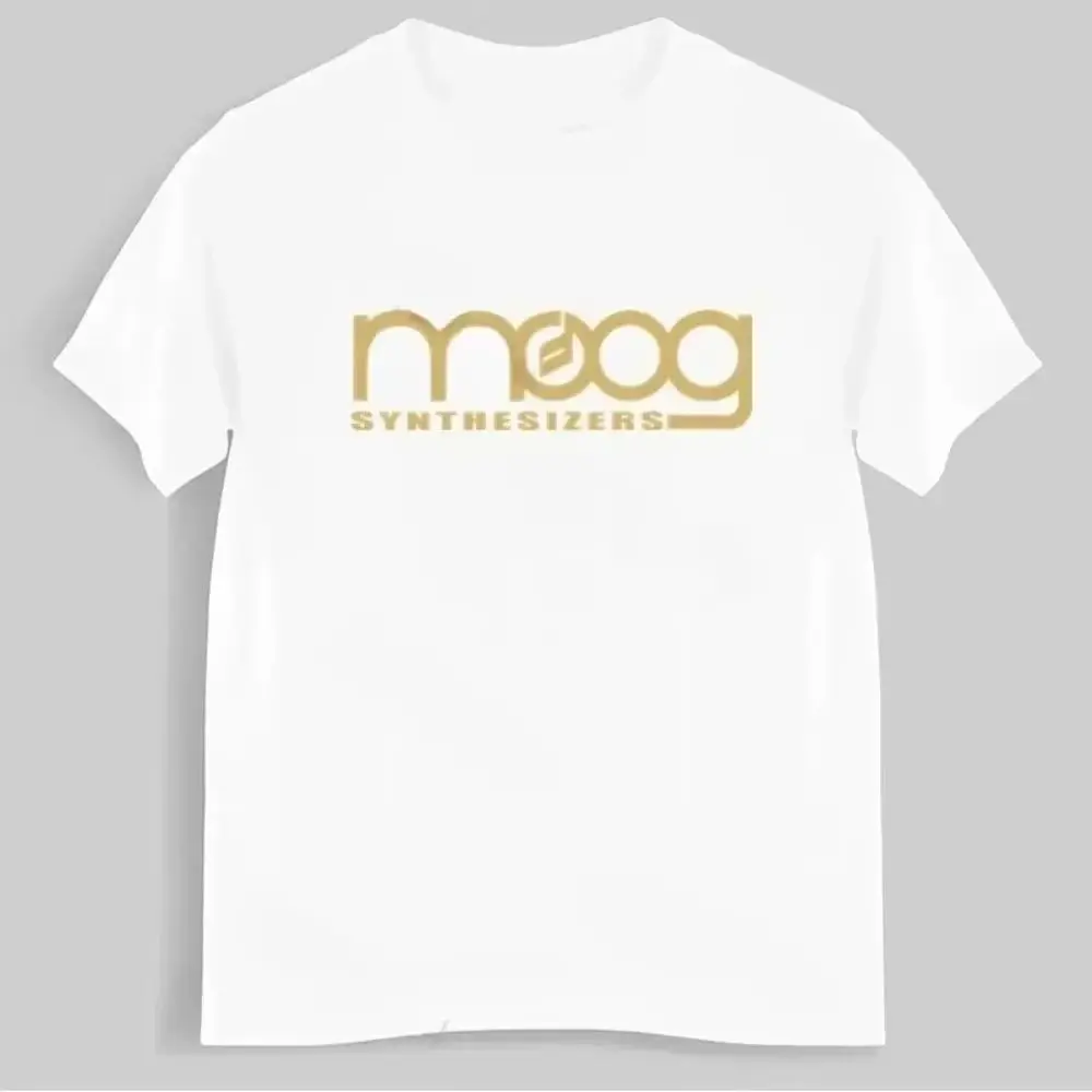 

ex Cotton Moog Synthesizer Bla Print T-irt Hip Hop Sle Comfortable Casual Top for Men And Women
