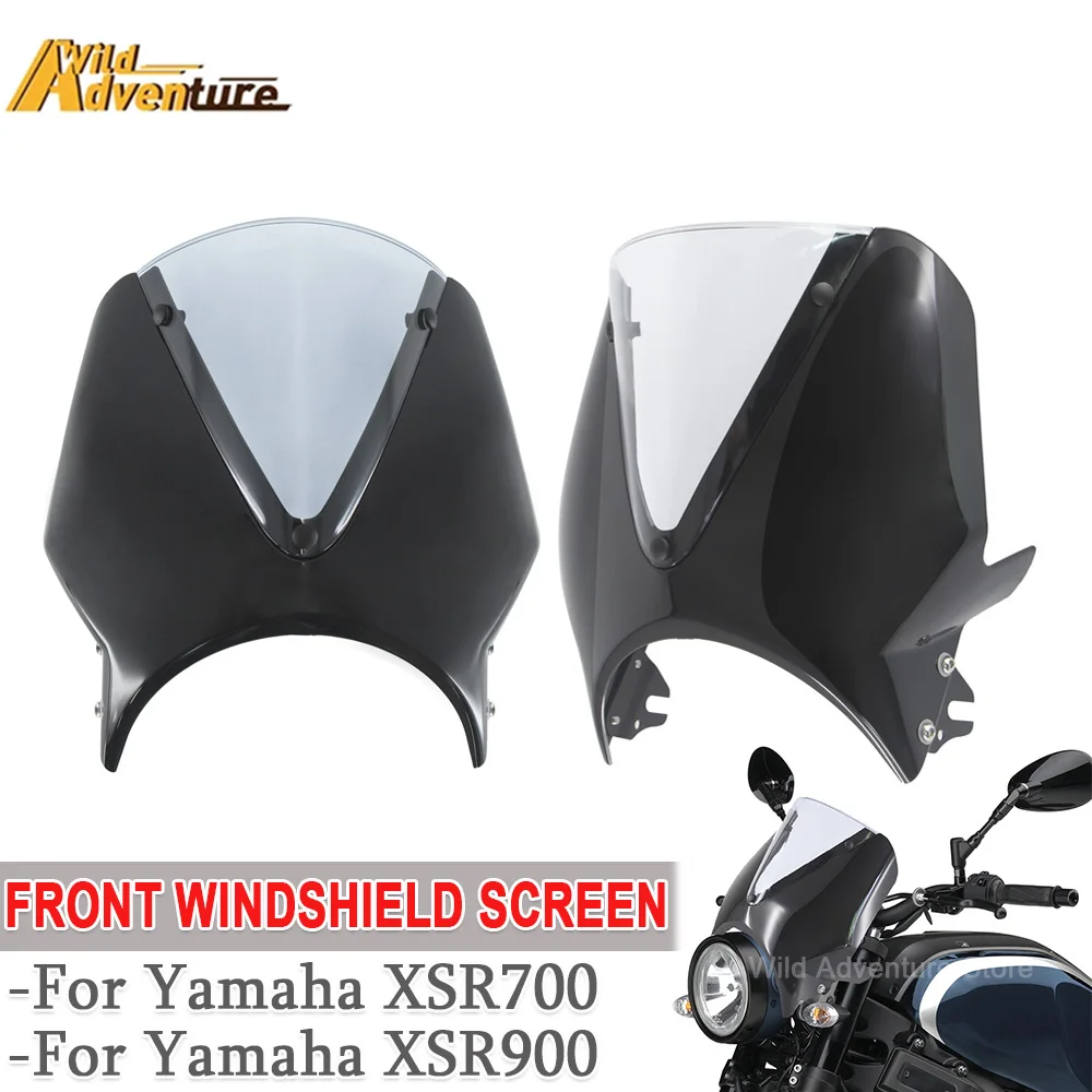 

Motorcycle WindScreen Windshield Fairing Deflector Cover For Yamaha XSR700 XSR900 2016-20 XSR700 XSR900 Front Windshield Screen