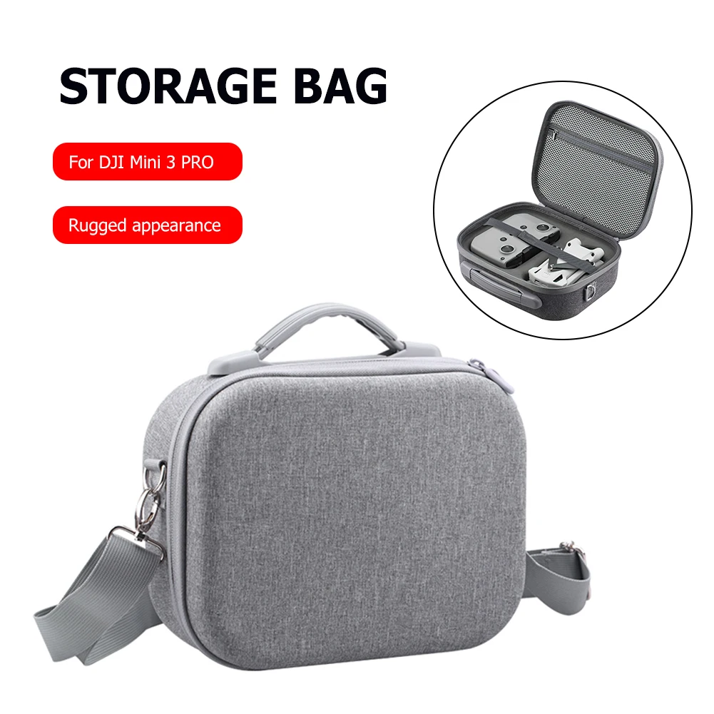 Per DJI Mini 3 Pro Storage Bag custodia per il trasporto telecomando batteria Drone Body Handbag per DJI Mini 3 Pro accessorio grigio