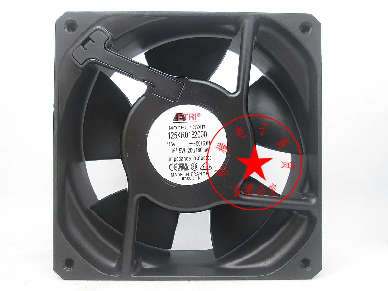 ETRI 125XR0182000 AC 115V 16/15W 120x120x38mm Server Cooling Fan