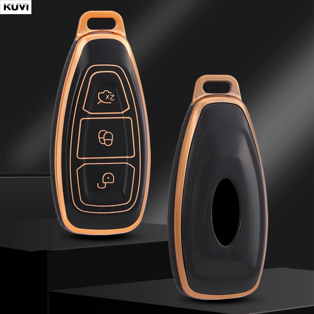 TPU Auto Fernbedienung Smart Key Fall Abdeckung Shell Für Ford Focus 3 4 Mondeo MK3 MK4 Fiesta Ecosport Kuga ST C-Max B-Max Schutz Fob
