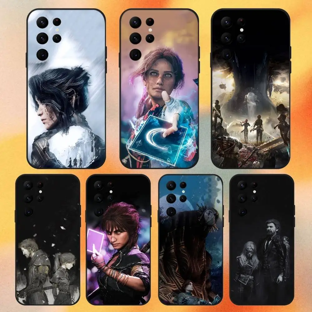 

Clair Obscur Expedition 33 Phone Case For Samsung S 25,24,23,22,30,21,10,9,Ultra,Plus,Lite,FE,4,5G Black Soft Case