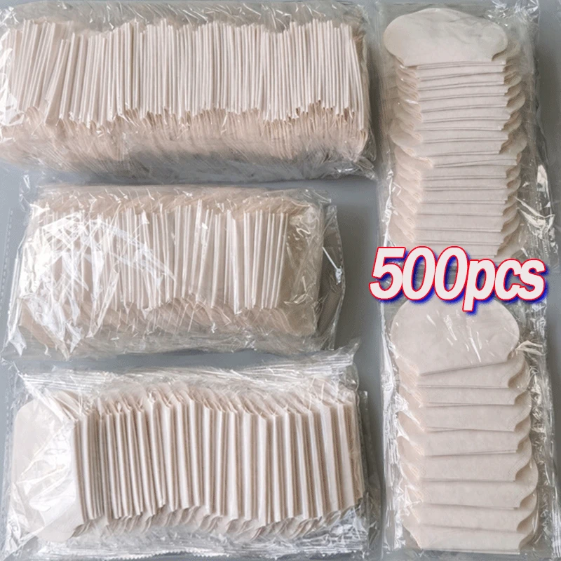 300/400/500PCS Disposable Sweat-absorbing Patch Summer Deodorants Cotton Pads Underarm Armpit Sweat Pads Dress Disposable Stop