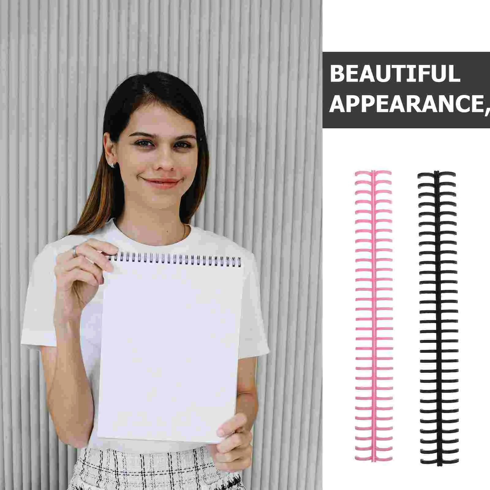 11 Pcs Bill Wraps Plastic Loose-leaf Coil Spiral Notebook Coils Ring Binding Spirals Paper The