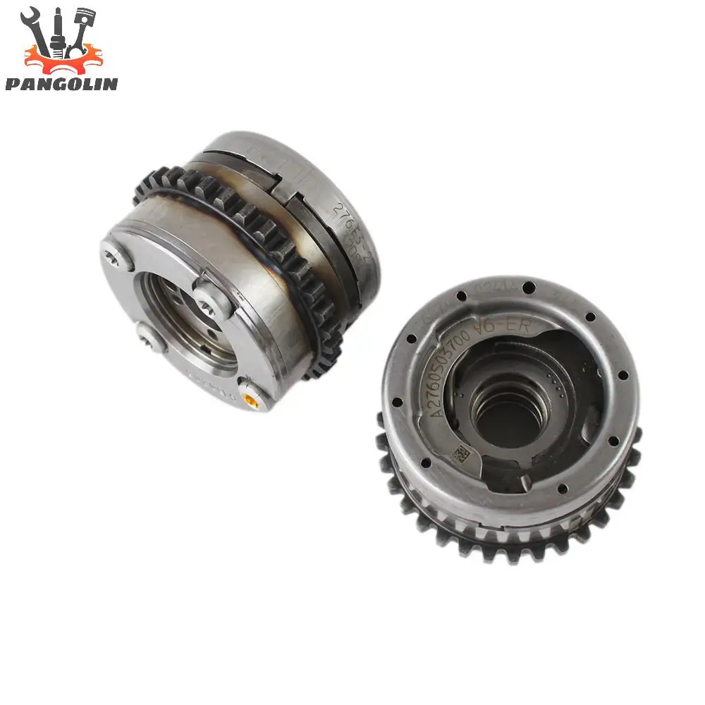 2pcs Left & Right Intake Camshaft Adjuster Actuator for Mercedes-Benz A205 C205 W205 W218 S212 X166, A2760503600 A2760503700