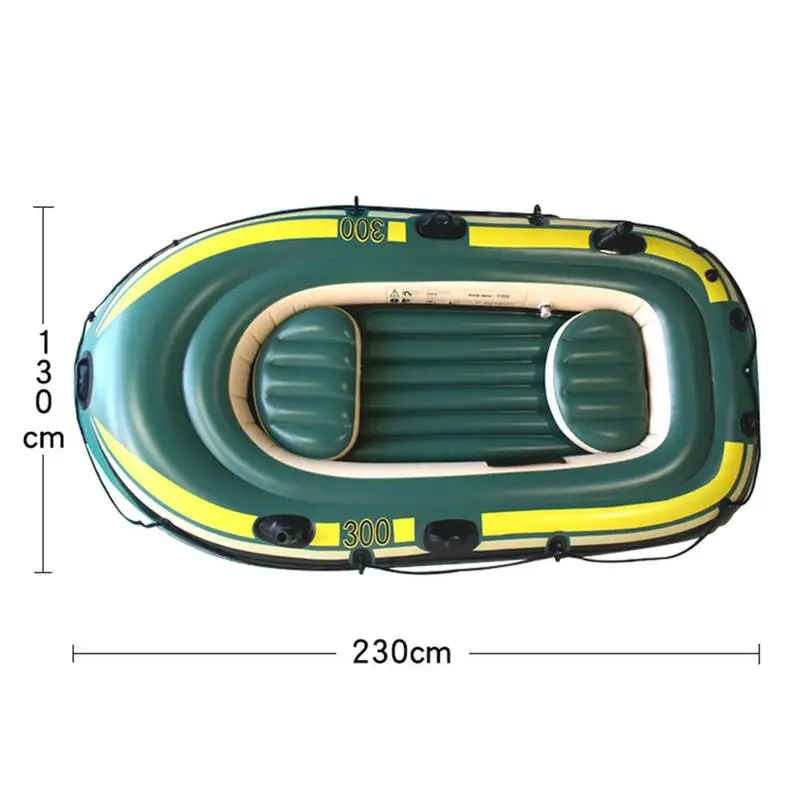 2/3 Person Inflatable Boat Set Heavy Duty Fishing Air Kayak Canoe (NO Oars And Foot Pump) Fishing Drifting Rafting Boat