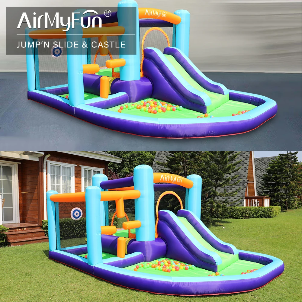 AirMyFun Popular Product Cheap Bouncy House Slide Kids Inflatable Slide Jumping Castle Inflatable Bounce House For Sale