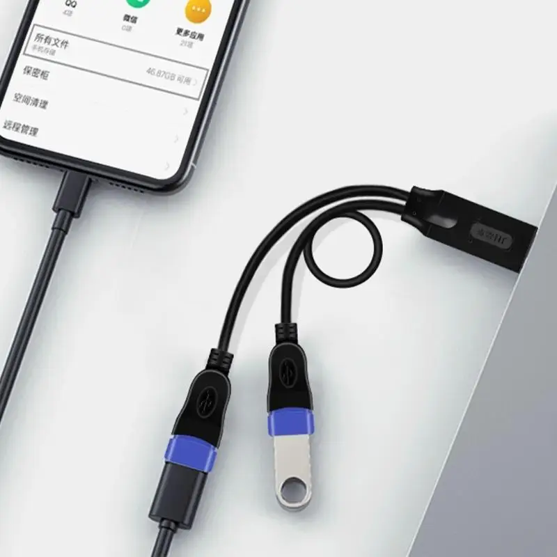 40JB USB Splitter USB -Erweiterungskabel für Vielseitigkeitsgerätekompatibilitätsdatenkabel