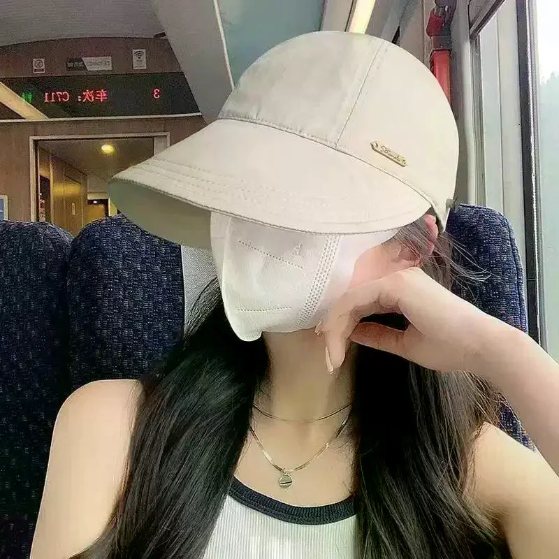 2026 Summer New Breathable Fisherman Hat For Women Outdoor Sunshade And Sun Protection Fashionable Duckbill Cap