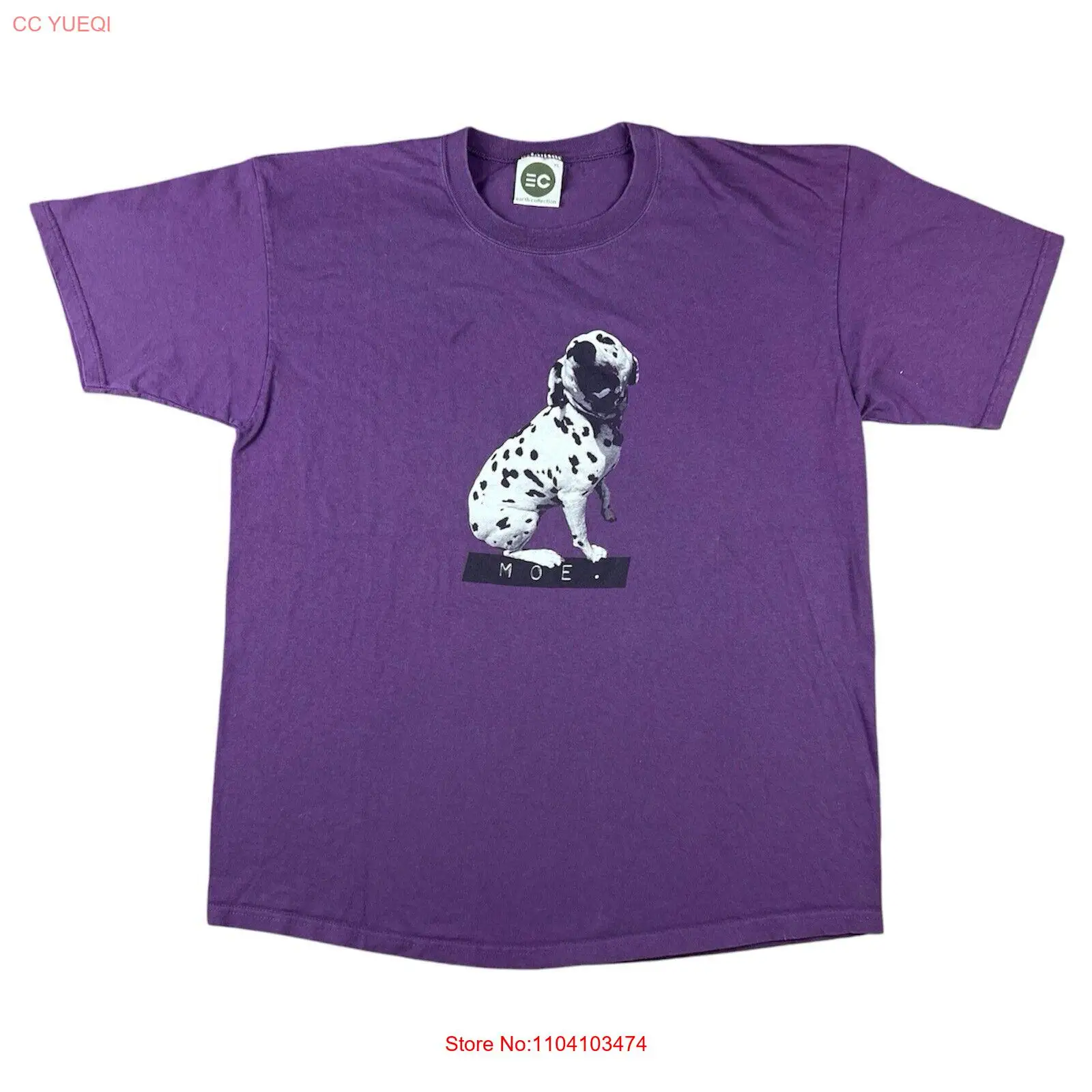 Moe vintage des années 90. T-shirt de groupe XL, boîtes de conserve et pneus de voiture, Alternative Jam Rock VTG