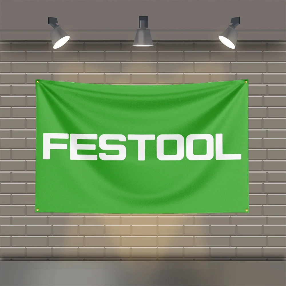 3x5 FT F-Festools  Flag Polyester Printed Mechanical Tool Flags for Room Garage Decor