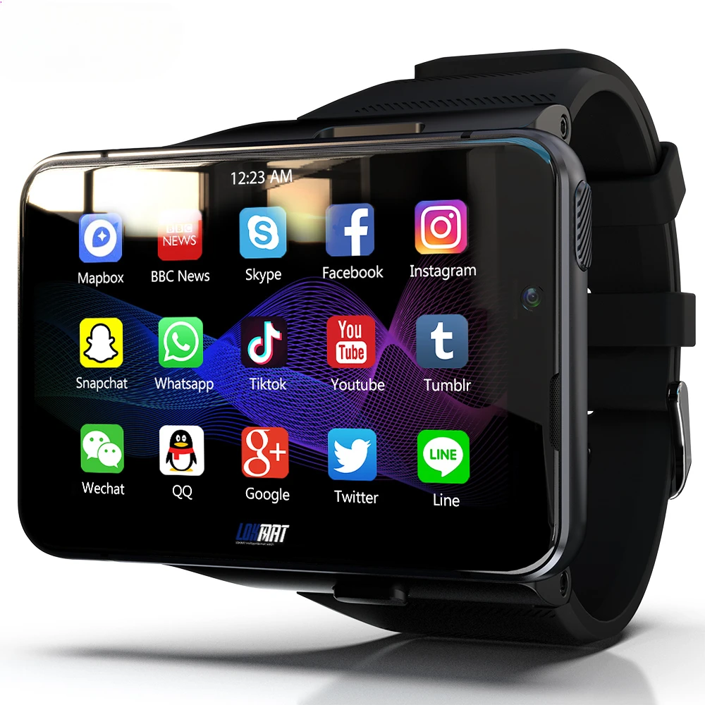 Smart watch 2023 high quality LOKMAT APPLLP Max 2.88 large screen 4G+64GB dual camera Android smart watches with sim card slot