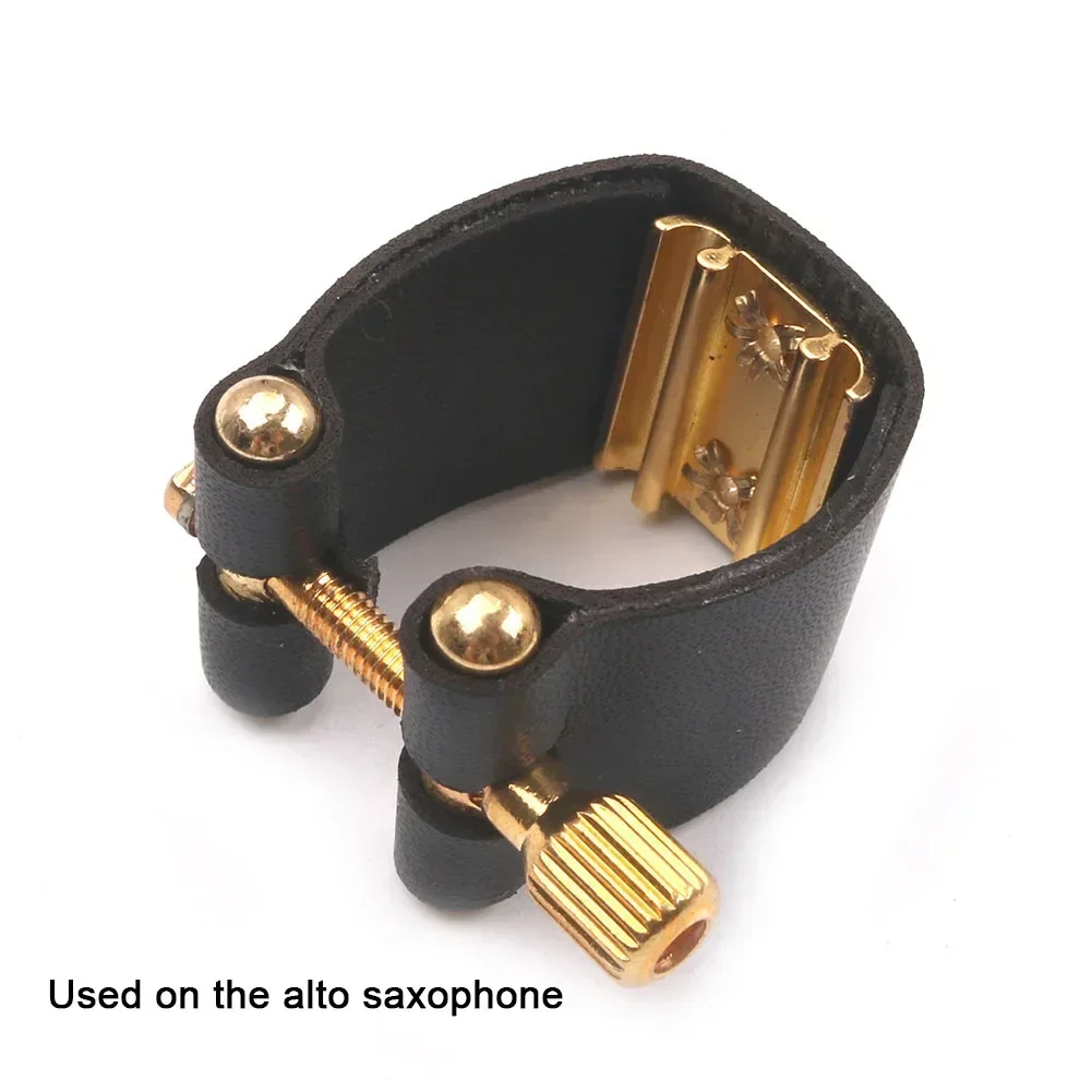 

High Quality Particular Useful Brand New Mouthpiece Ligature Accessories Black. Fastener Kit Leather Ligatures