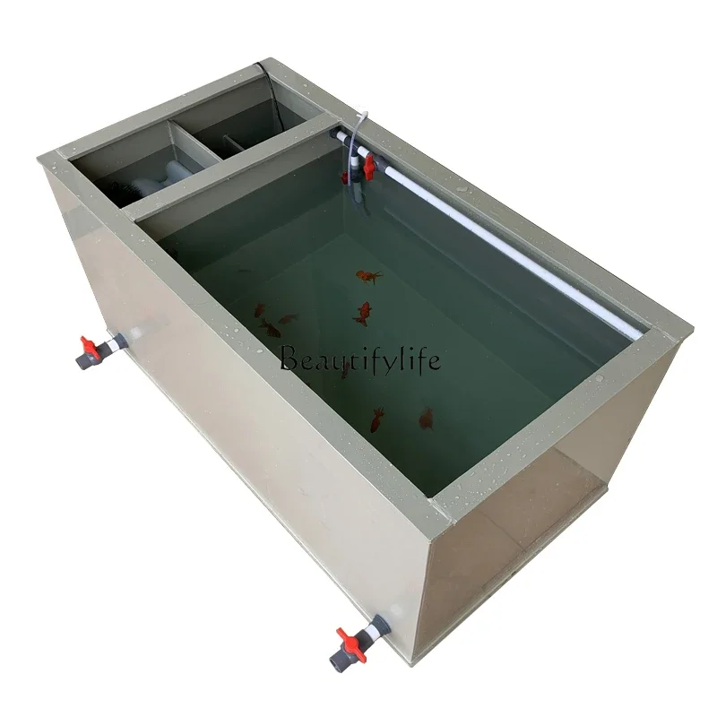 

Thickened Koi Pond Fish Box Fish Globe Water Pump with Filter Tank Change Water Mute Circulation Filter Box