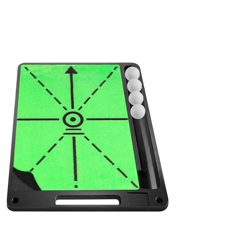 

Multifunctional Portable Swing Detection Track Pad, Replaceable Rubber Sole Golf Strike Pad