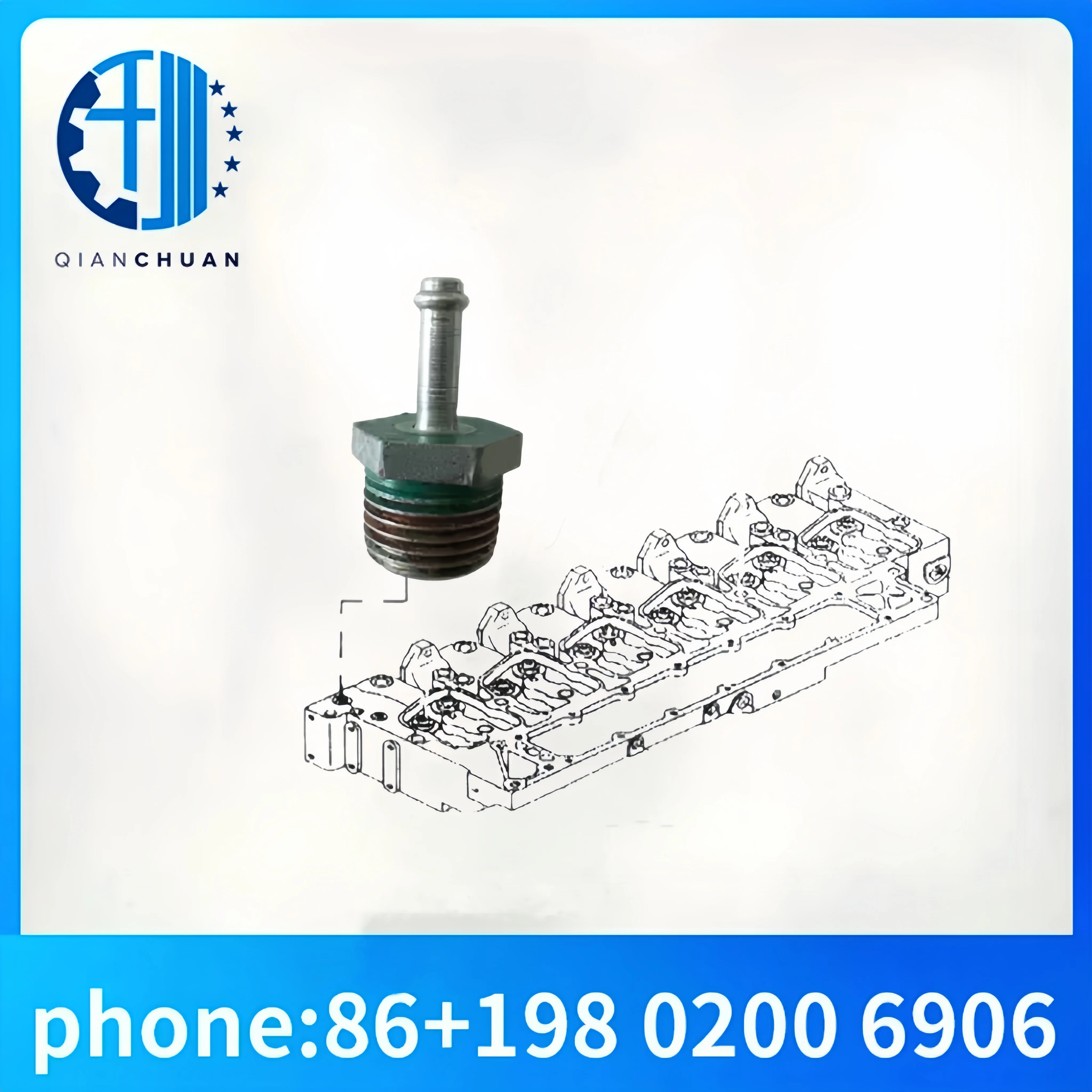 

3935266 4938322 utlet фитинг для Cummins QSB5.9 выхлопная труба охлаждающей жидкости двигателя