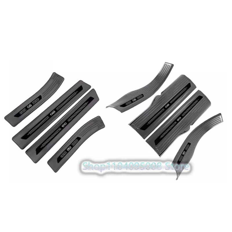 For Xpeng G6 2023 2024 Xiaopeng G6 Car Door Threshold Staines Stainless Steel Pedal Decorate Accessories